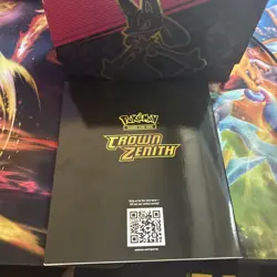 Pokemon Empty Elite Trainer Box ETB Crown Zenith + Players Guide/Booklet - Image 5
