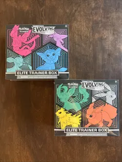 Pokemon Evolving Skies Sword Shield Elite Trainer Box ETB Set Damaged + Sealed - Image 1