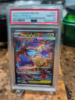 Pokemon Mega Latias ex Special Illustration Rare Holo 181/132 PSA 10 🔥 - Image 1