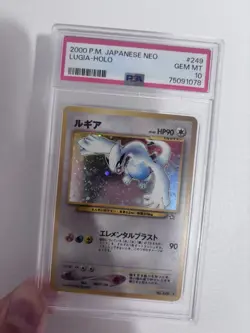 2000 Pokemon Japanese Neo Lugia No.249 PSA 10 💎💎 - Image 1