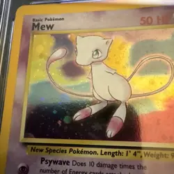 Pokemon Black Star Promo Pokemon League Holo Mew #9 CGC Gem Mint 10 2000 - Image 5