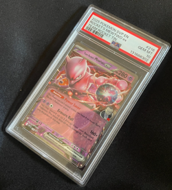 Team Rocket's Mewtwo EX Pokemon TCG Scarlet/Violet Black Star Promo #216 PSA 10! - Image 1