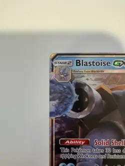 Pokemon unbroken bonds Blastoise GX ultra rare holo 35/214 E263 - Image 3