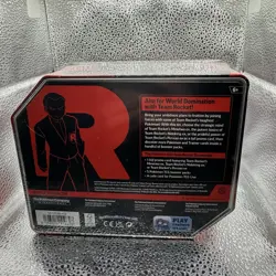 Team Rocket's Mewtwo ex Pokemon TCG Tin - Factory Sealed - Image 3