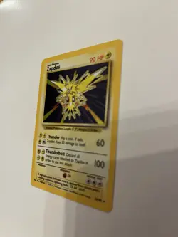 Zapdos Holo Rare - Base Set 1999 Pokemon TCG WotC Vintage - Image 2