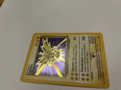Zapdos Holo Rare - Base Set 1999 Pokemon TCG WotC Vintage - Image 3