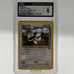 Pokemon Smeargle Black Star Promo #32 CGC 9 - Image 1