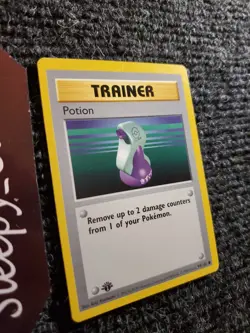 1999 POKEMON TRAINER Shadowless 1ST EDITION #94/102 POTION NM - Image 3