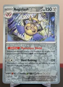 Pokemon Aegislash #134/182 English Paradox Rift Reverse Holo - Image 1