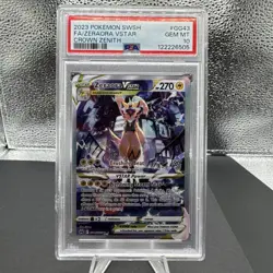 Pokemon TCG Crown Zenith: Zeraora VSTAR GG43/GG70 PSA 10 - Image 1