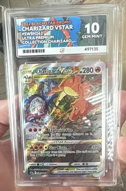 ACE 10 Charizard VSTAR SWSH262 2022 Black Star Promo | Pokemon TCG Ultra Premium - Image 1