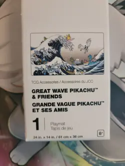 Pokemon Center Great Wave Pikachu Friends Playmat (Sealed) - Image 1