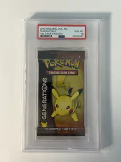 RARE 2016 PSA 10 GENERATIONS Pikachu Booster Foil Pack Pokemon PSA 10 GEM MINT - Image 4