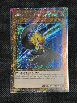 YuGiOh! Blackwing - Kalut the Moon Shadow RA03-EN217 Platinum Secret Rare 1st NM - Image 1