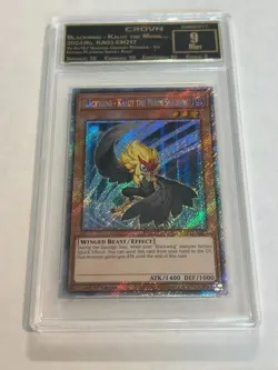2024 YU-GI-OH BLACKWING KALUT THE MOON SHADOW PLATINUM SECRET RARE CROWN 9 JQ1 - Image 1