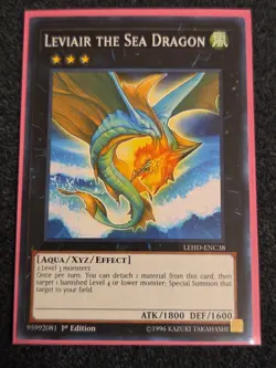 Yugioh Leviair the Sea Dragon LEHD-ENC38 1st Edition Common - NM - Image 1