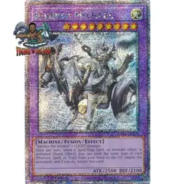 Yugioh! 1x Invoked Mechaba RA04-EN279 Quarter Century Secret Rare 1st Ed NM - Image 1