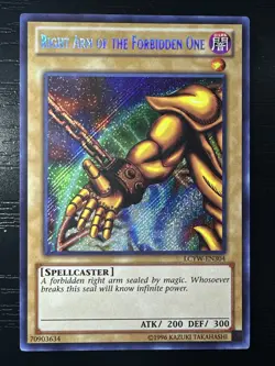 Right Arm Of The Forbidden One - NM - LCYW-EN304 - Secret Rare - Unlimited - Image 1