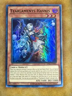 Yugioh Tearlaments Havnis OP21-EN006 Super Rare NM - Image 1