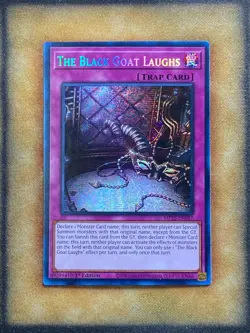 Yugioh The Black Goat Laughs MP25-EN057 Secret Rare 1st Ed NM - Image 1