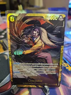 Crocodile OP14-120 Secret Rare Foil The Azure Sea's Seven OP14-EB04 - Image 1