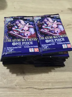 One Piece TCG (OP-14) The Azure Sea's Seven Booster Packs - English - Lot of 18 - Image 1