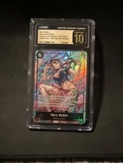 Nico Robin (Alt Art) SR OP12-087 One Piece Legacy of the Master CGC 10 Prestine - Image 1