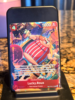 One Piece Lucky.Roux (TR) Treasure Rare OP09-015 A Fist of Divine Speed - Image 1