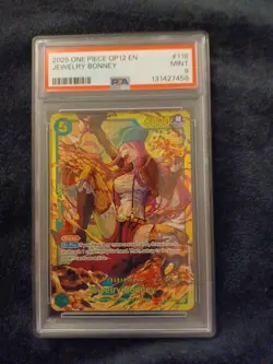 One Piece TCG Jewelry Bonney OP12 EN #118 PSA 9 MINT Legacy of the Master - Image 4