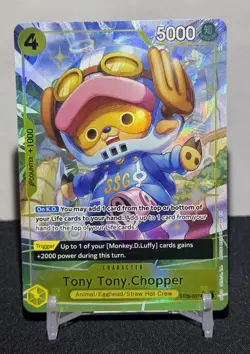One Piece TCG Tony Tony Chopper ST29-007 Full Art Starter Deck 29 Egghead - Image 1