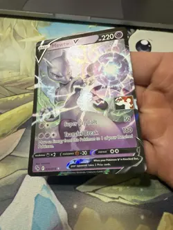 Mewtwo V 030/078 Ultra Rare Pokemon TCG Prize Pack Series Cards - Image 2