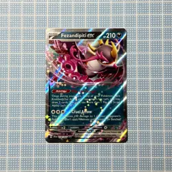 Pokemon TCG Fezandipiti ex Double Rare Card 038/064 Sv: Shrouded Fable Holo - Image 1