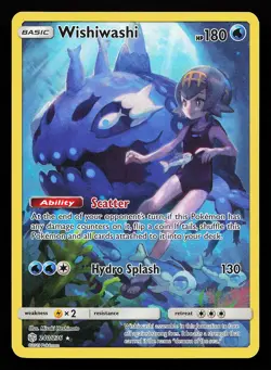 Wishiwashi 240/236 Secret Rare Cosmic Eclipse Pokemon Card - Image 1
