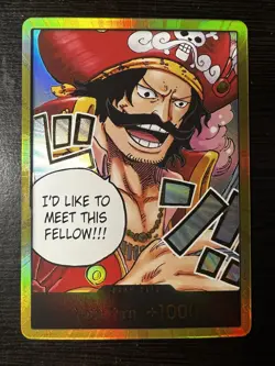 One Piece Gol.D.Roger GOLD DON!! Card (OP-13) English - Image 1