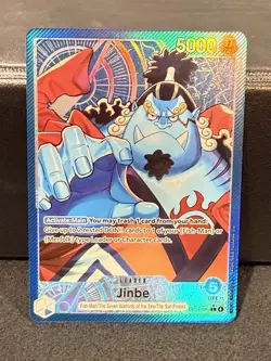 Jinbe Leader Card One Piece Op-14-040 L Star In Top Loaded Bandai - Image 1