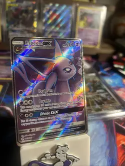 Pokemon TCG Espeon GX Full Art Ultra Rare Card Sun & Moon 140/149 NM - Image 1