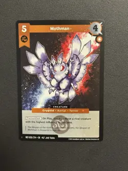 Mothman Reverse Holofoil Metazoo 2025 Base Set MZ1 020/214 Rare Card - Image 1