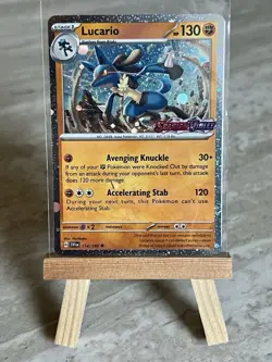 Pokemon TCG *SWIRL/STAMPED* Lucario 114/198 Scarlet & Violet Misc. Cards - NM - Image 1