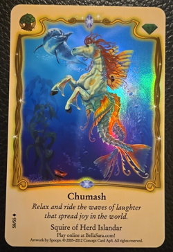 Bella Sara Rare Foil CHUMASH S8/55 Herds from North of North Series Card Single - Image 1