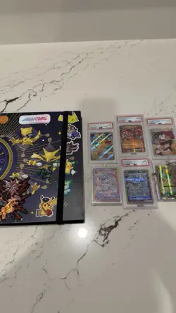 Pokemon Binder Valued Over $2,500. All Cards Mint Condition. With PSA 10 Slabs. - Image 1