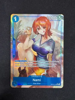 Nami ALT ART (OP09-050 R) One Piece Card Game English - Image 1