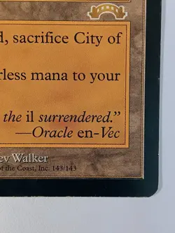 Magic the Gathering City of Traitors Exodus Card Regular MP Condition - Image 4