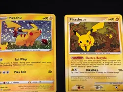 Pokemon TCG: Pikachu 2 Card Entei Lot Ft Celebrations Gen Mills Promo And D&P - Image 1