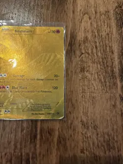 Pokemon TCG Reshiram Full Art Secret Rare Holo Card Legendary Treasures 114/113 - Image 3