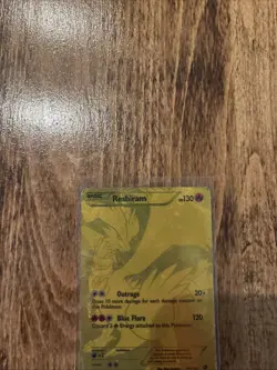 Pokemon TCG Reshiram Full Art Secret Rare Holo Card Legendary Treasures 114/113 - Image 5