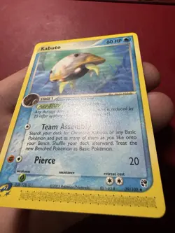 Kabuto 39/100 EX Sandstorm Regular Pokemon Card NM - Image 4