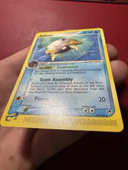 Kabuto 39/100 EX Sandstorm Regular Pokemon Card NM - Image 5