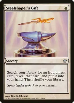 MAGIC THE GATHERING - STEELSHAPER'S GIFT - FIFTH DAWN - UNCOMMON - NM - Image 1