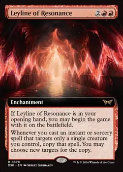 Leyline of Resonance - Extended Art DSK NM MTG - Image 1