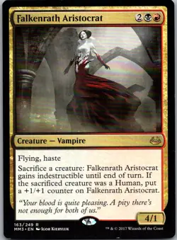 Falkenrath Aristocrat R Modern Masters 2017 163 LP MTG - Image 1